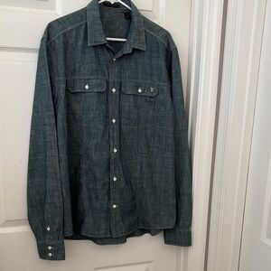 Louis Vuitton Denim Blue Shirt Jacket